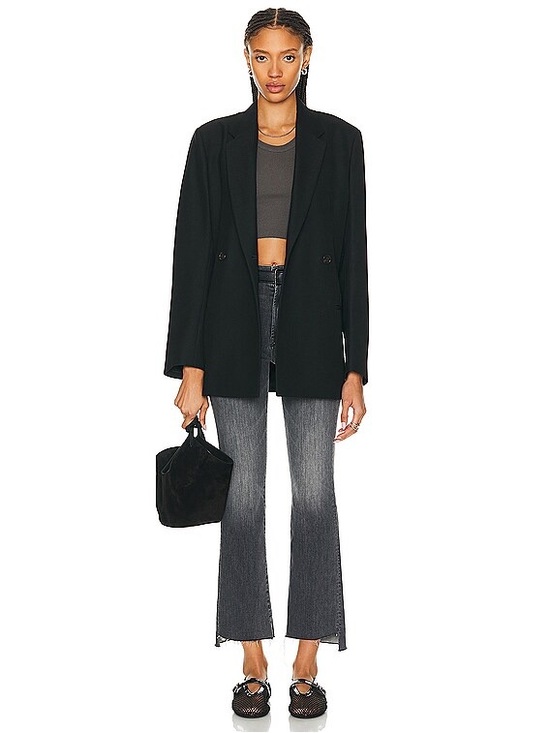 MOTHER Denim - MOTHER “The Insider Crop Step Fray” Save Your Soul Jeans Size 27